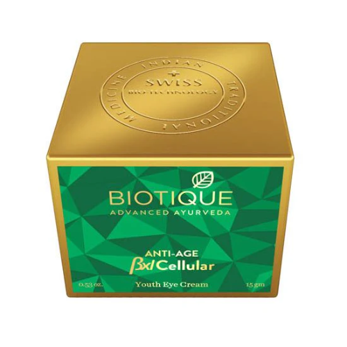 Biotique Anti-Age BXL Eye Cream 15g | Youthful Eyes