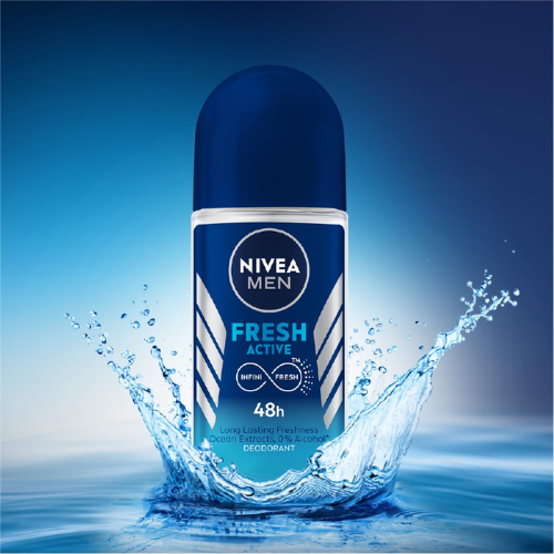 NIVEA MEN Fresh Active Anti-Perspirant Roll-On 50ml