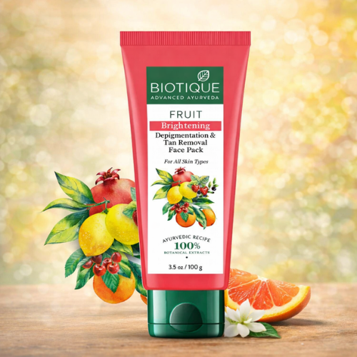 Biotique Fruit Brightening Tan Removal Face Pack