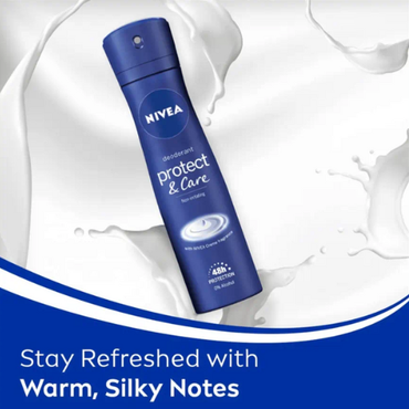 NIVEA Protect & Care Deodorant Spray 150ml | 48H Freshness