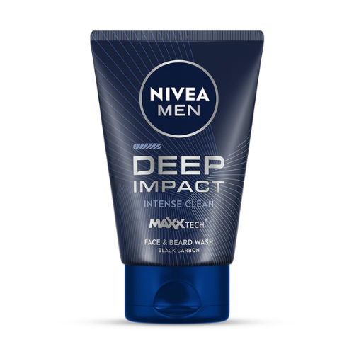 NIVEA Men Deep Impact Face Wash 100ml | Deep Cleansing for Men