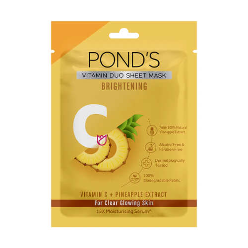 POND'S Vitamin C Brightening Sheet Mask | Pineapple Glow