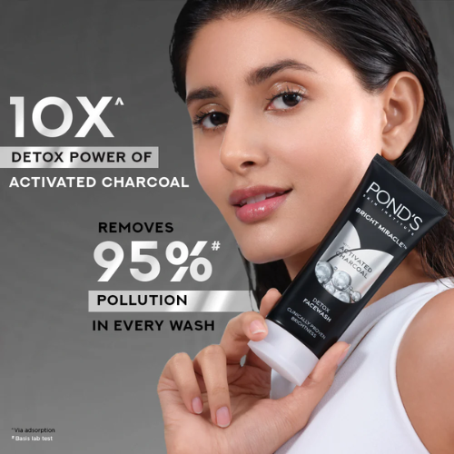 POND'S Bright Miracle Charcoal Detox Facewash