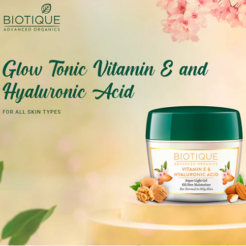 BIOTIQUE Vitamin E & Hyaluronic Acid Gel Moisturiser