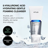 Anua hyaluronic acid 8 + Panthenol cleanser (150 ml)