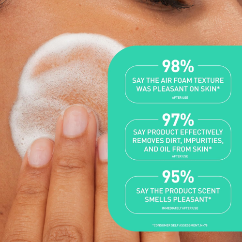 Balancing Air Foam Facial Cleanser – Lightweight Cleanse for Normal to Combination Skin |Cerave