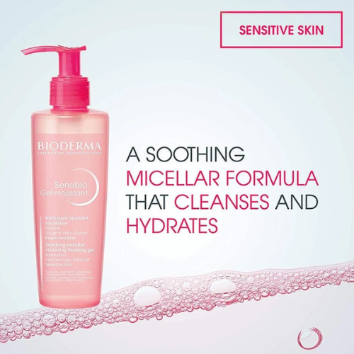 Bioderma Sensibio Gel Moussant 200ml Cleansing Foam Gel
