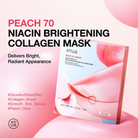 Anua Peach 70+ Niacin Brightening Collagen Mask (25 ml) (1 sheet)