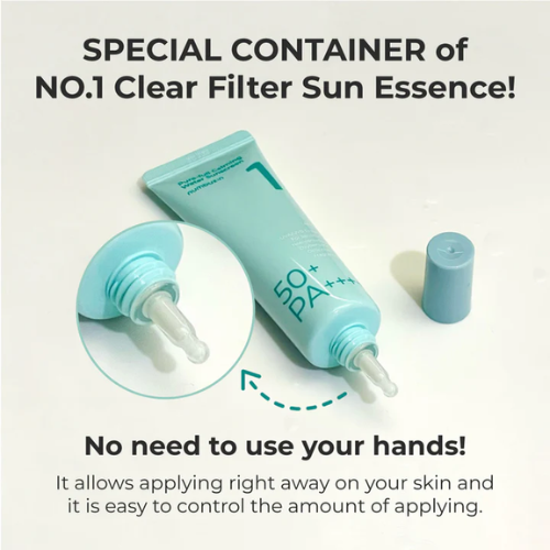 Numbuzin No.1 Clear Filter Sun Essence SPF50+ PA++++ | Lightweight Daily Sunscreen