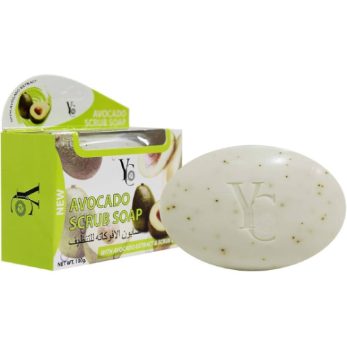 YC Avocado Scrub Soap – Deep Cleansing & Moisturizing Exfoliating Bar (100g)