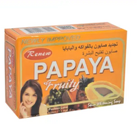 Renew Papaya Fruity Skin Whitening Soap – Brightening, Exfoliating & Nourishing Bar (135 g)