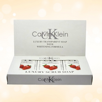 Calvin Klein Strawberry Luxury Scrub Soap with Whitening Formula – Brightening & Deep Cleansing