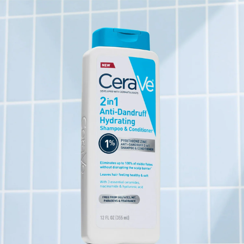 2-in-1 Anti-Dandruff Hydrating Shampoo & Conditioner – Cleanses, Treats & Moisturizes