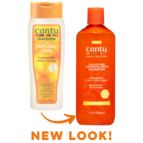 Cantu Shea Butter Cleansing Cream Shampoo – Sulfate-Free Cleanser for Natural Hair