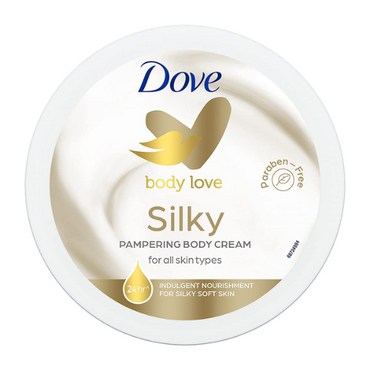 Dove Silky Nourishment Body Cream – Deep Moisturizing & Softening Formula for Silky Smooth Skin
