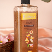 Rubera® Peach Face & Body Scrub | Exfoliating & Refreshing Cleanser (1000ml)