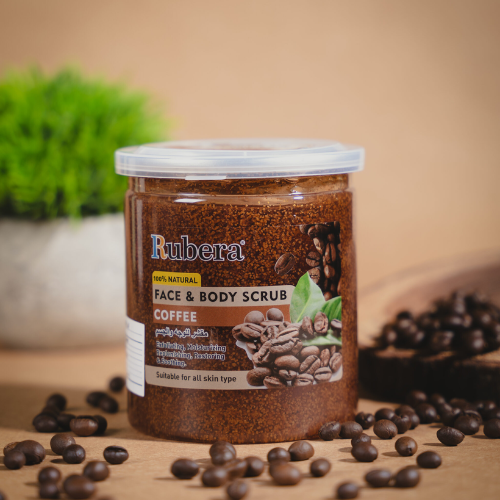 Rubera Coffee Face & Body Scrub (500ml) | Exfoliating & Revitalizing Scrub
