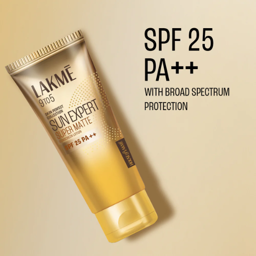 Lakmē Sun Expert SPF 25 PA++ Super Matte Lotion Sunscreen | Lightweight & Non-Sticky | 100 ml