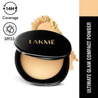 Lakmē Ultimate Glam Compact | Lightweight Matte Finish | Long-Lasting Oil Control | For All Skin Types