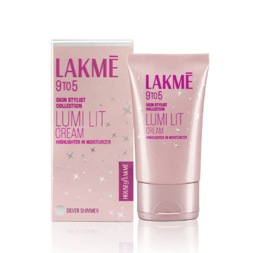 Lakmē Lumi Tints Silver | Illuminating Moisturizer with Silver Glow | 60 g