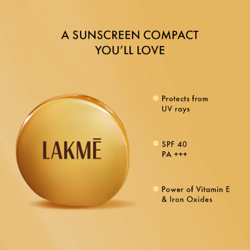 Lakmé Sun Expert Ultra Matte Compact SPF 40 PA+++ | Oil Control & Broad-Spectrum Protection | 7 g