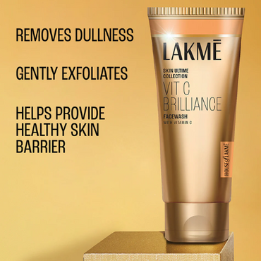 Lakmē Vitamin C Brilliance Facewash with Vitamin C Face Wash for brighter skin 100g
