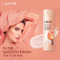 Lakmē Peach Ceramide Moisturizer with SPF 24| For Dry Skin, Normal Skin & Sensitive Skin 60ml