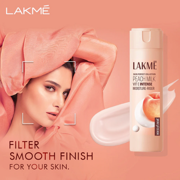 Lakmē Peach Ceramide Moisturizer with SPF 24| For Dry Skin, Normal Skin & Sensitive Skin 60ml