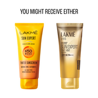 Lakmē Sun Expert Tinted Sunscreen SPF 50 PA +++ Broad spectrum UVA/B protection Blue light protection No White Cast for all dry, oily, normal skin Matte Finish 100 ml