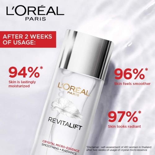 L’Oréal Paris Revitalift Crystal Micro-Essence – Skin Brightening & Refining Essence, 130ml