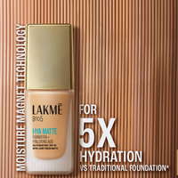 Lakmē 9to5 Hya Matte Foundation + Hyaluronic Acid
