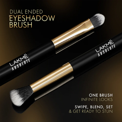 Lakmē Absolute Makeup Master Tools - Dual Ended Eyeshadow Brush