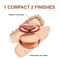 Lakmē 9to5 Unreal Dual Cover Pressed Powder - Cocoa