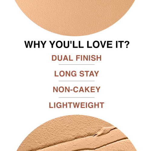 Lakmē 9to5 Unreal Dual Cover Pressed Powder - Cocoa
