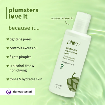 Plum Green Tea Alcohol-Free Pore Tightening Face Toner 200ml