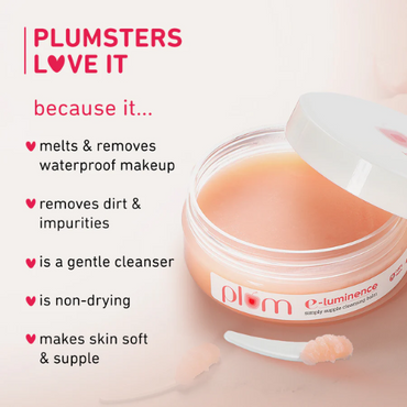 Plum E-Luminence Simply Supple Cleansing Balm for Normal, Dry Skin 90g