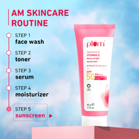 Plum Squalane & Vitamin E SPF 50 PA+++ Dewy-Bright Sunscreen 50g