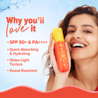Aqualogica Detan+ Dewy Sunscreen Spray SPF 50+ PA++++ – 100ml