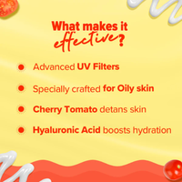 Aqualogica Detan+ Oil Balance Fluid Sunscreen SPF 50+ PA++++ – 50g | Matte & Hydrating