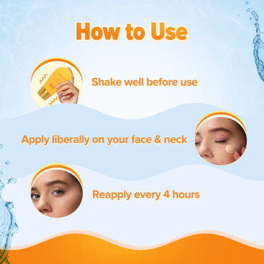 Aqualogica Glow+ Infused Tinted Sunscreen SPF 50+ PA++++ – 50g | Papaya & Vitamin C | Brightening & Lightweight