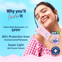 Aqualogica Radiance+ Dewy Sunscreen SPF 50+ PA++++ – 30g | Watermelon & Niacinamide