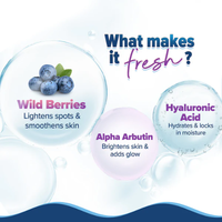 Aqualogica Illuminate+ Hydra Gel Moisturizer – 200g | Wild Berries & Alpha Arbutin | Hydrating & Brightening