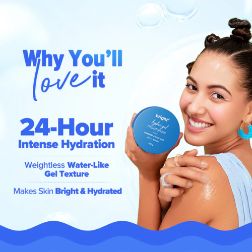 Aqualogical Bright+ Hydra Gel Moisturizer with Blueberry & Kojic Acid - 200 g