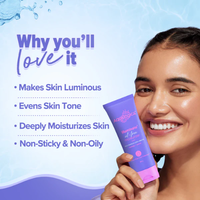 Aqualogical Illuminate+ Oil Free Moisturizer with Wild Berries & Alpha Arbutin for Luminous Glow - 100g