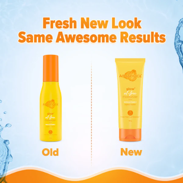 Aqualogical Glow+ Oil Free Moisturizer with Papaya & Vitamin C for Glowing Skin - 100g