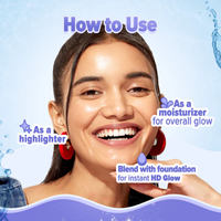 Aqualogical Illuminate+ Lush Strobe Cream with Wild Berries & Alpha Arbutin for Instant HD Glow - 30g