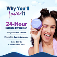 Aqualogical Illuminate + Hydra Gel Moisturizer with Wild Berries & Alpha Arbutin - 100g