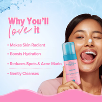 Aqualogical Radiance+ Mousse Hydrating Foam Cleanser - 100 ml