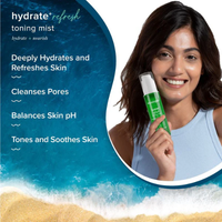 Aqualogical Hydrate+ Refresh Toning Mist, 100 ml