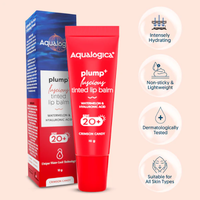 Aqualogica Crimson Candy Plump+ Luscious Tinted SPF 20+ Lip Balm with Watermelon & Hyaluronic Acid - 10g